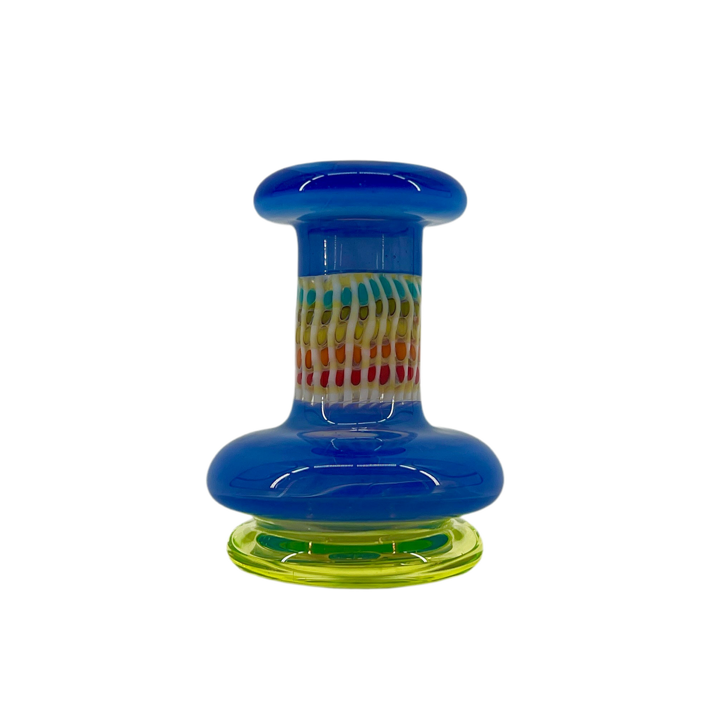 Hazy Glass “Neptune” Puffco Peak Dry Top