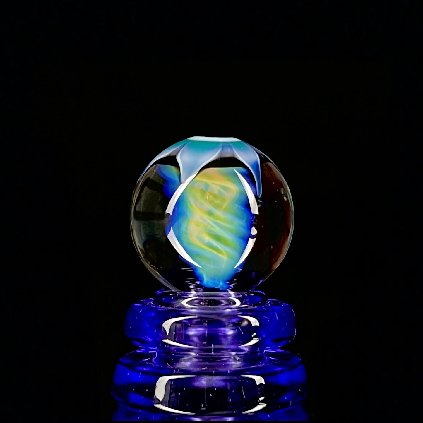 Phase Glass "Fume Spiral" Marble