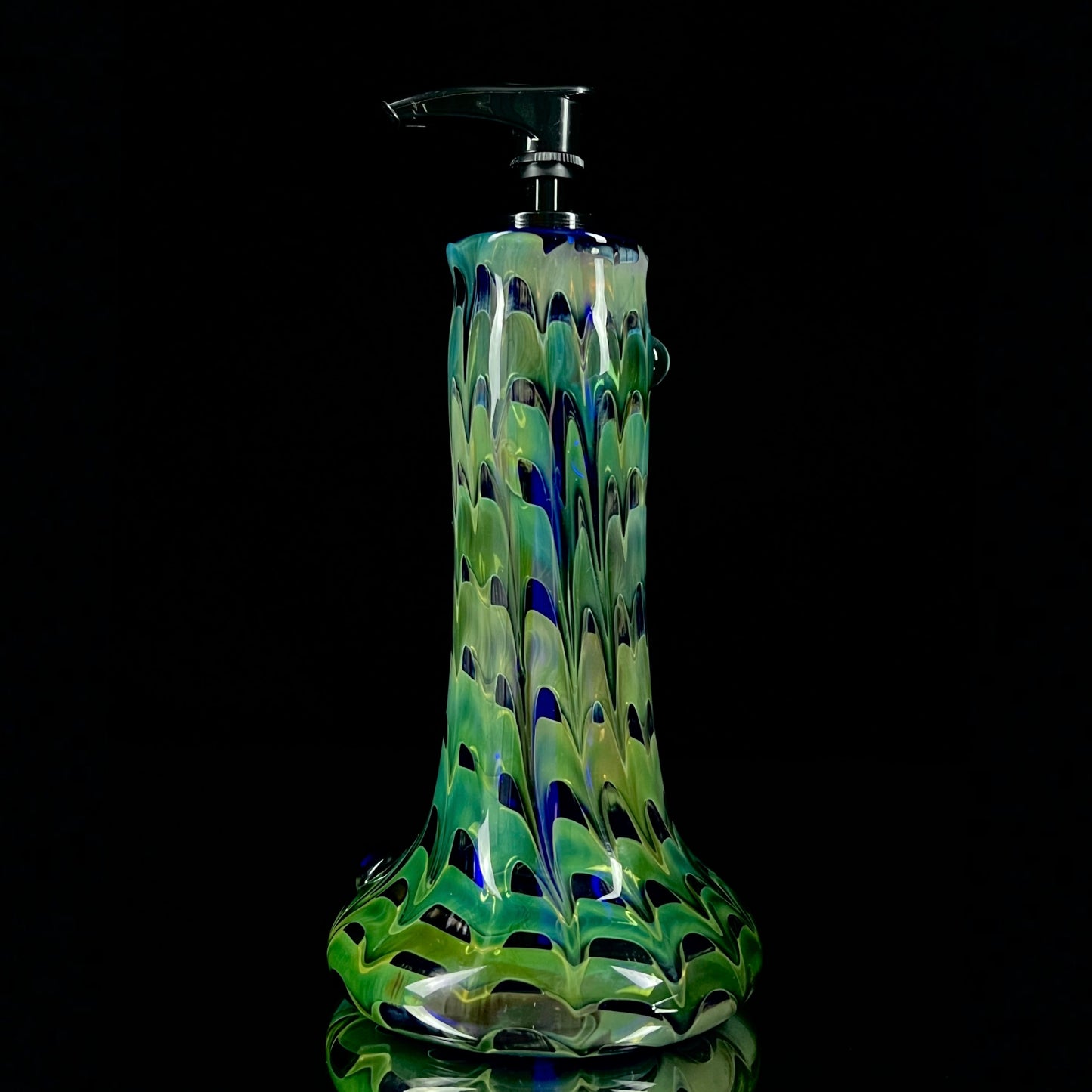 Phase Glass "Fumey Cobalt" Soap Dispenser