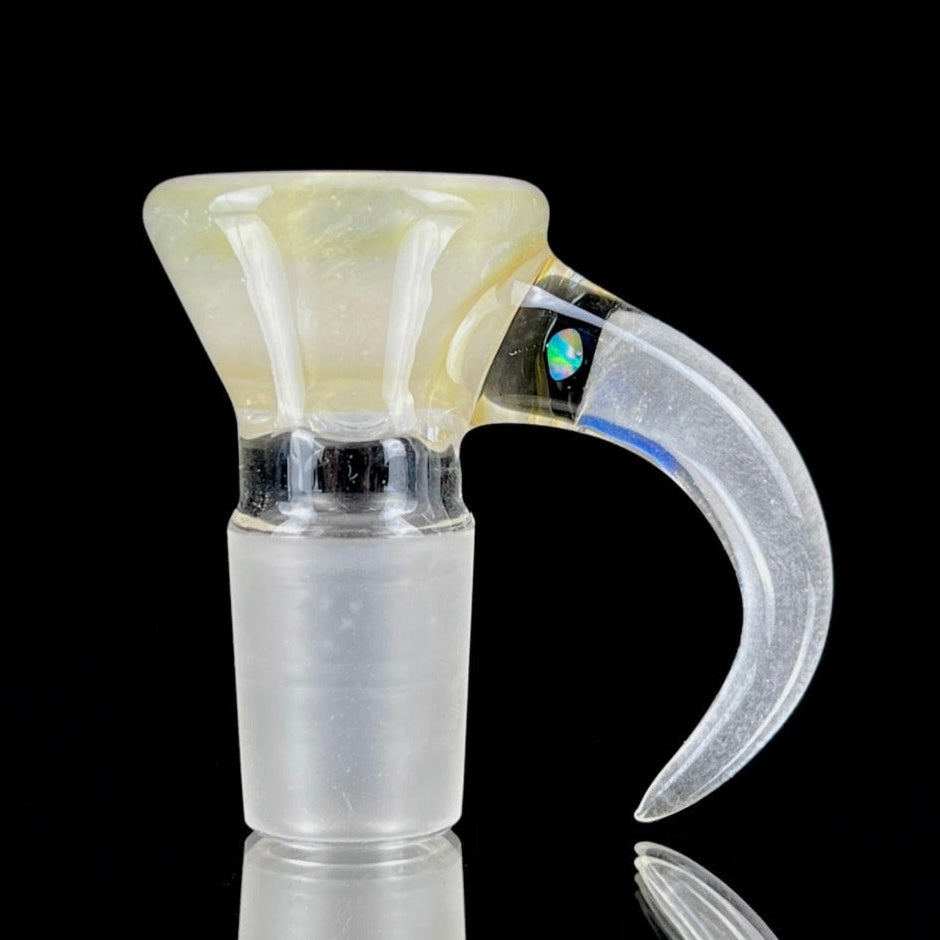 Welch Fume over "White Satin" Full-Accent 18mm Slide