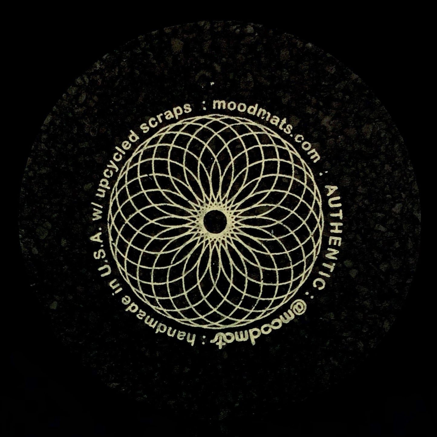 Key Glass Gallery 5” round Moodmat
