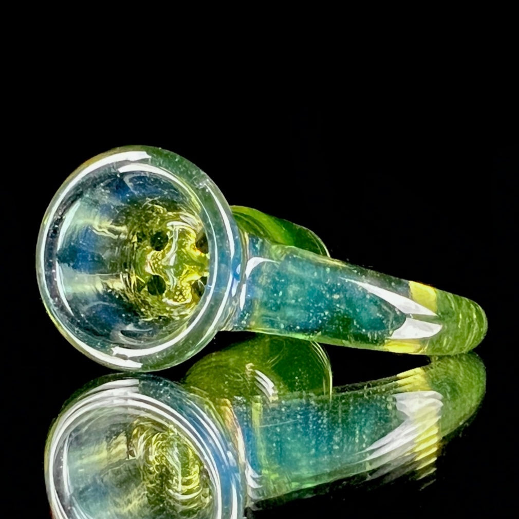 Welch "Citrine" (UV) to "Marina" Fade Fully-Worked 18mm Slide
