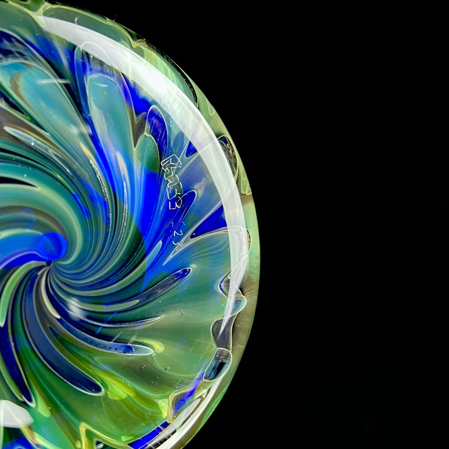 Phase Glass "Fumey Cobalt" Soap Dispenser