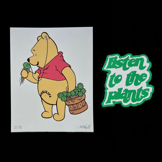 Wookerson Studios “Poohyote” Moodmat & Print Set