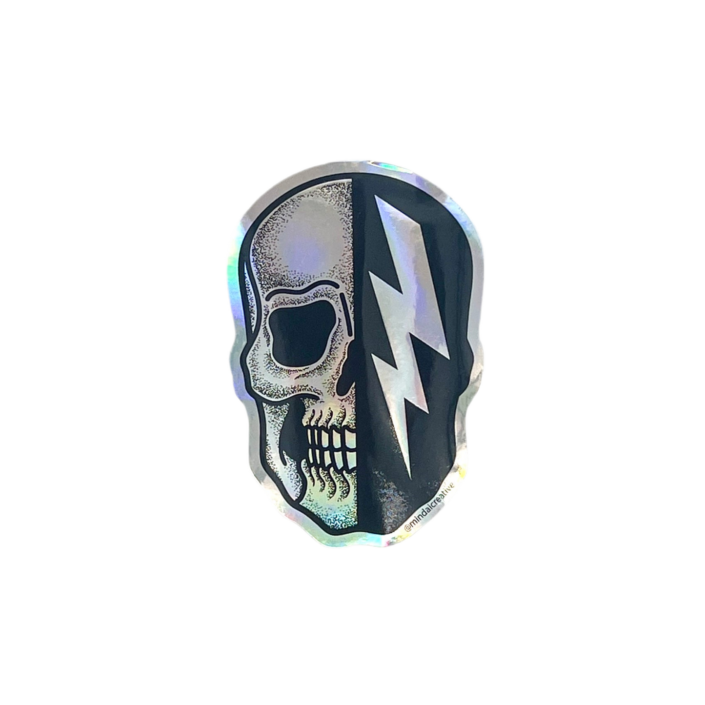Bonethrower Sticker (Rainbow Foil)