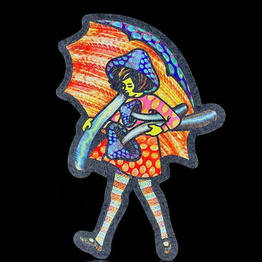 Slinger Apparel x Pyroscopic x Stressless “Fume Shroom Girl” Moodmat