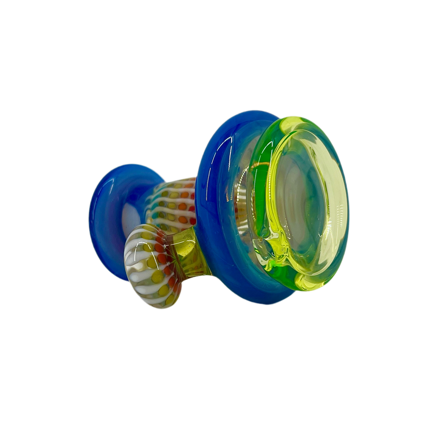 Hazy Glass “Neptune” Puffco Peak Dry Top