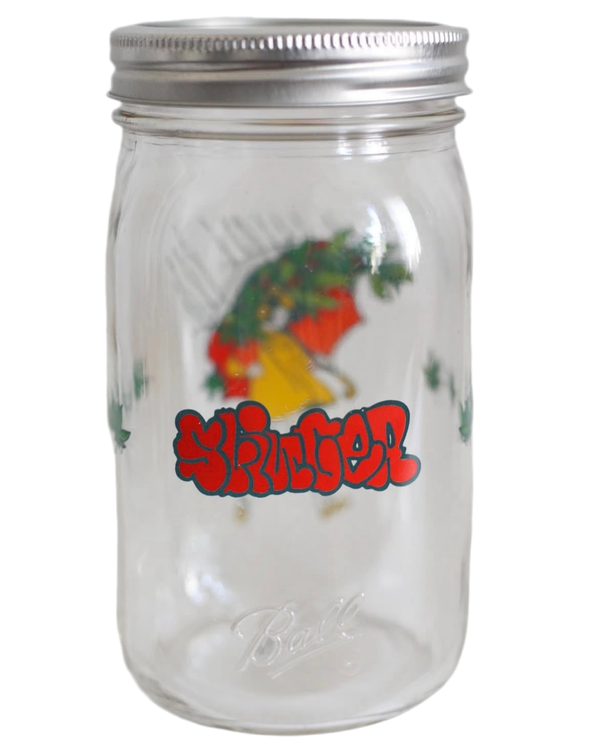 Slinger Apparel x Ouchkick "Emerald Girl" 32oz Ball Jar