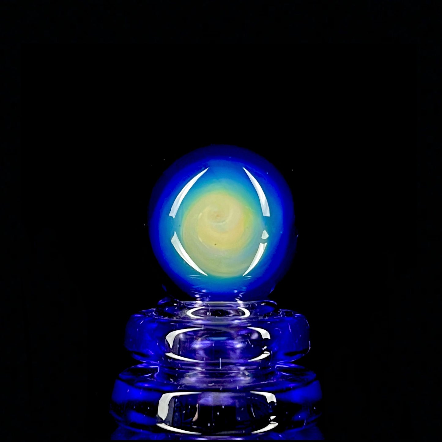 Phase Glass "Fume Spiral" Marble