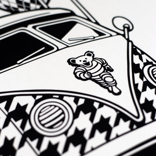 Parking Lot Collective “Slinger Flying Bus” Print