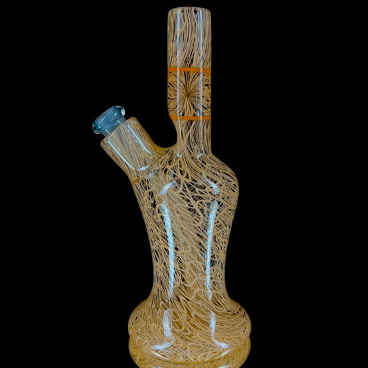 Snoopy Glass "Lava Orange" Scribble Tube