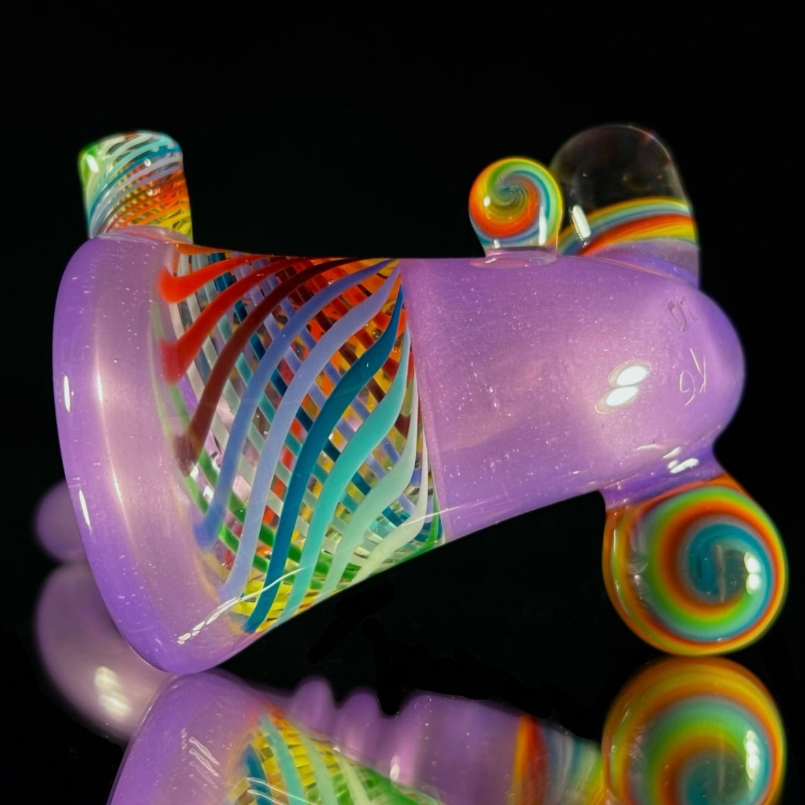 AF Glassworks x Kadabra Glass "Pastel Rainbows"