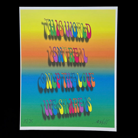 Wookerson Studios “Only the Love” Print