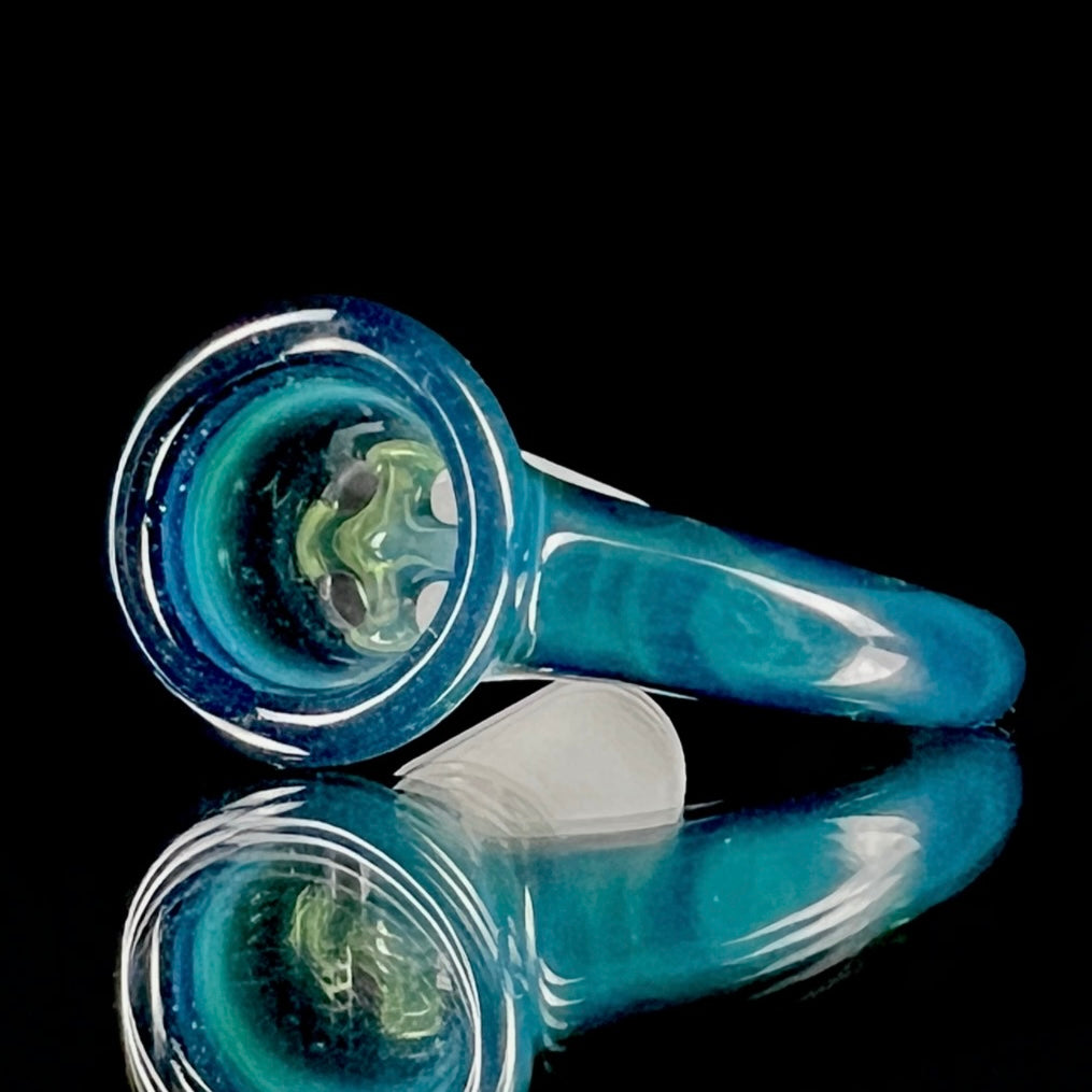 Welch "Blue Slyme" Full-Accent 14mm Slide