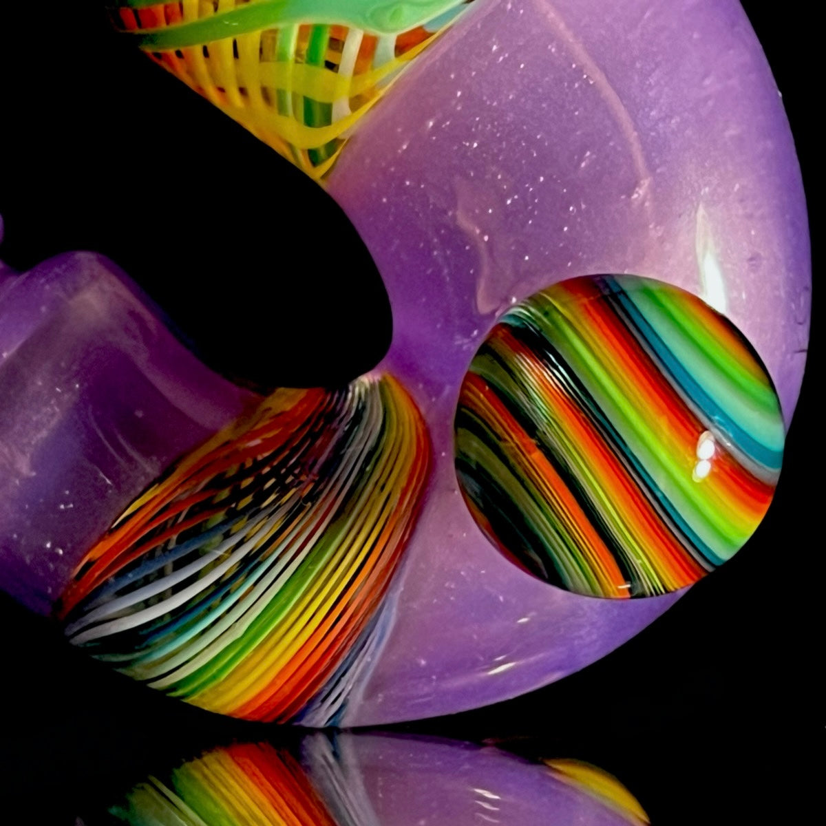 AF Glassworks x Kadabra Glass "Pastel Rainbows"