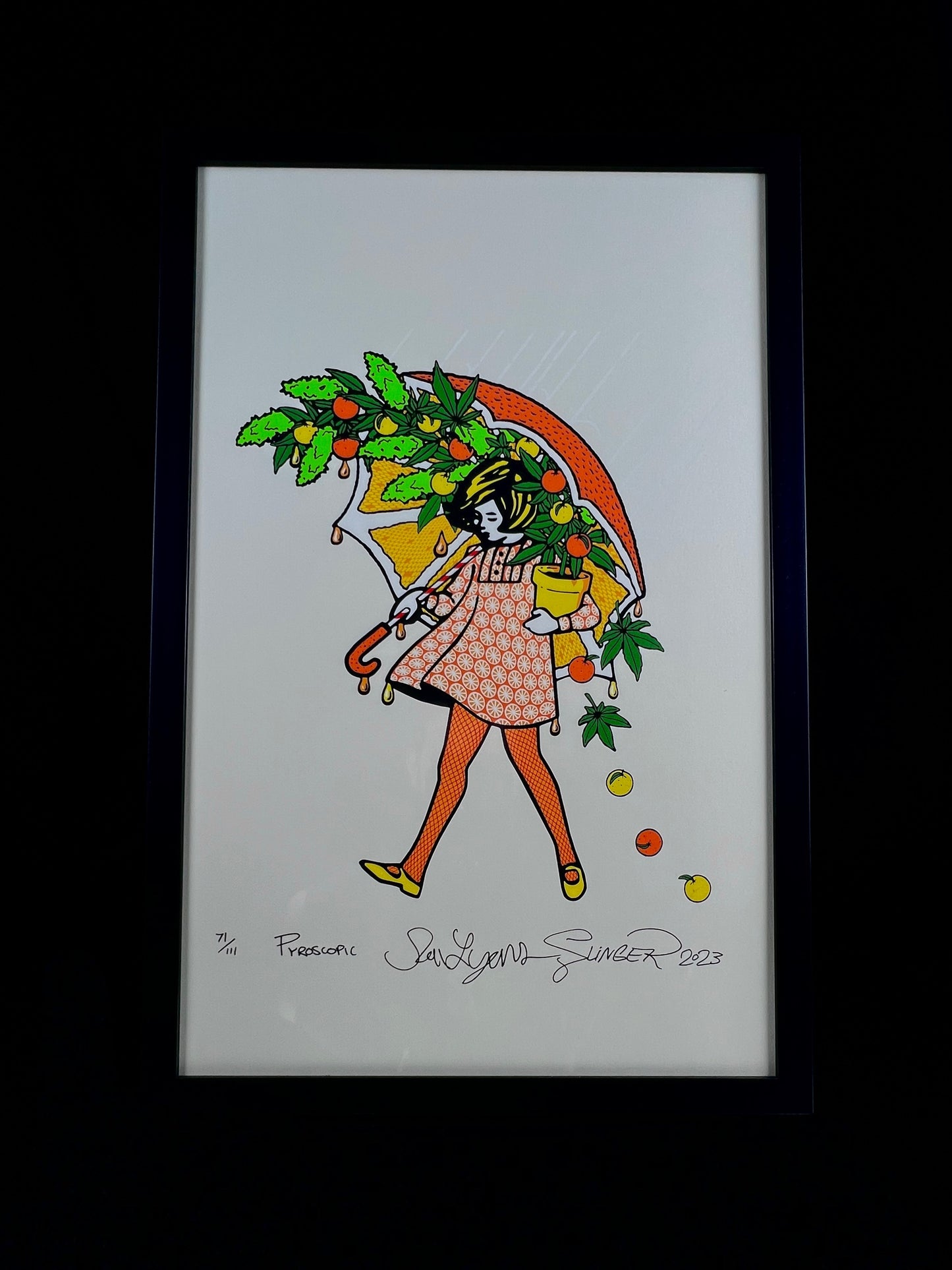 Slinger Apparel x Sam Lyons “Citrus Terp Girl” Moodmat & Print Set
