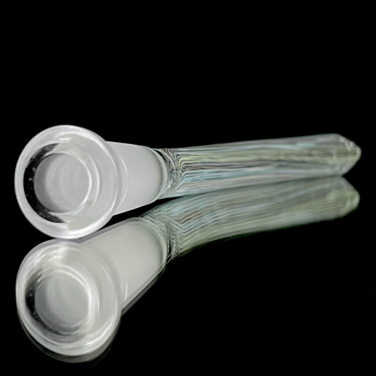Snoopy Glass "Cherry" x "Rainbow" Scribble Accent Tube with Eternal Quartz Fat Bottom Banger