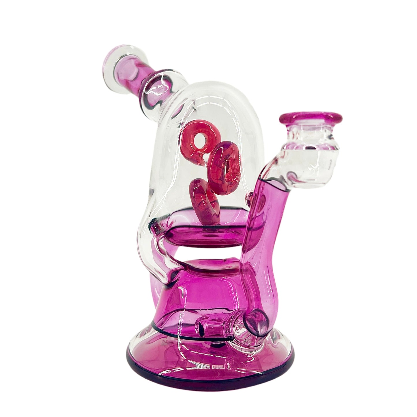 Hazy Glass “Bloop Drive” (“Gold Ruby” / “Telemagenta”)
