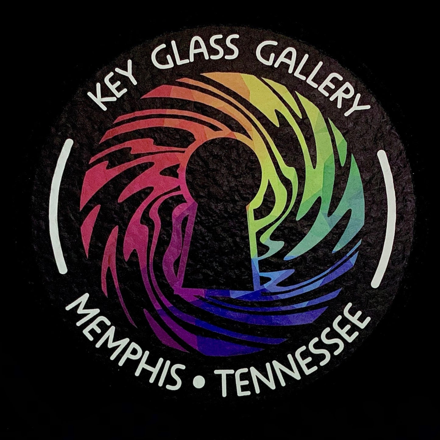 Key Glass Gallery 5” round Moodmat