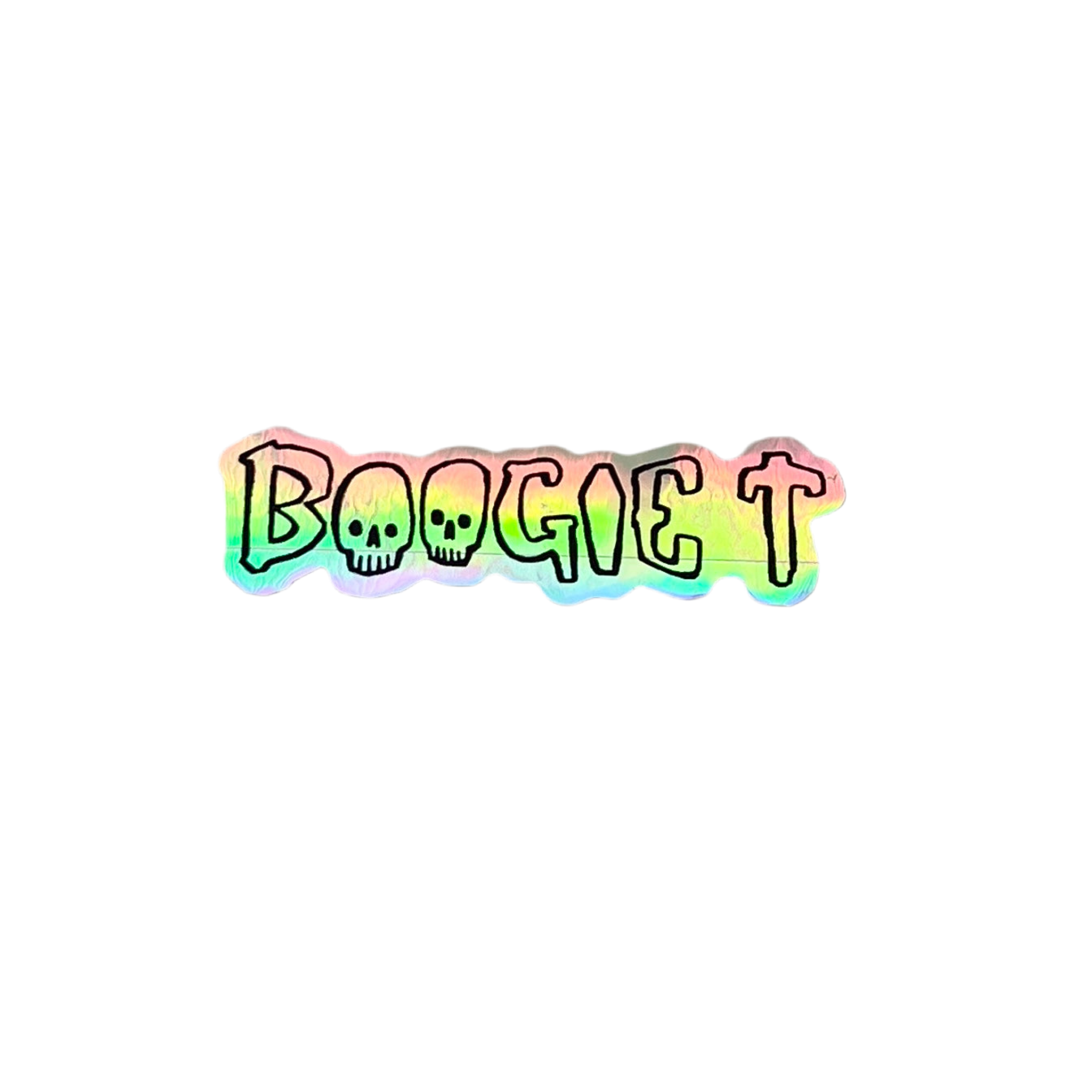 Boogie T Sticker (Rainbow Foil)
