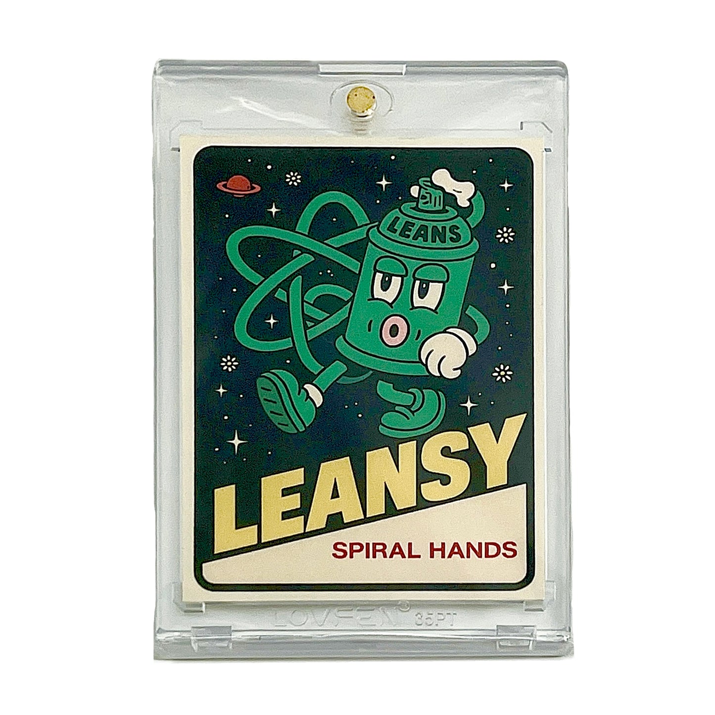 Leans "Leansy Sports Cards - Spiral Hands" 1/1
