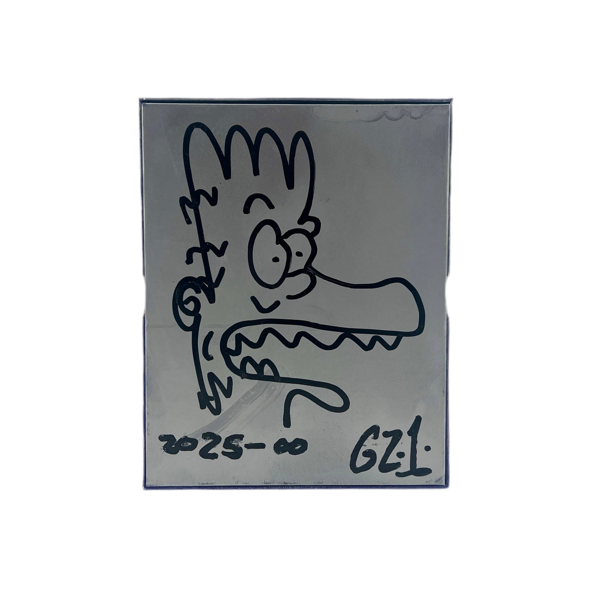 Chromed Out "Stone Cold Homer" Hand-painted box for sculpture