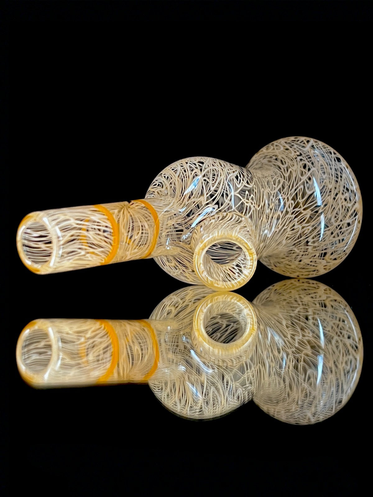 Snoopy Glass "Lava Orange" Scribble Tube