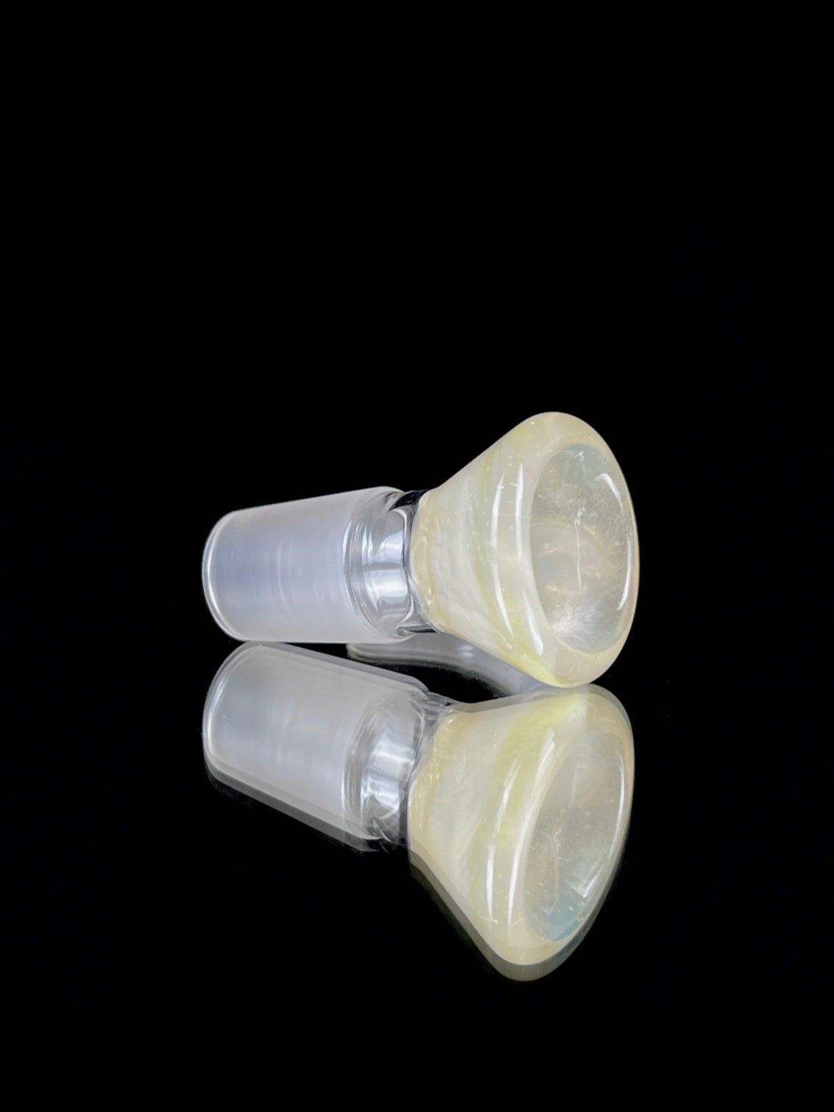 Welch Fume over "White Satin" Full-Accent 18mm Slide