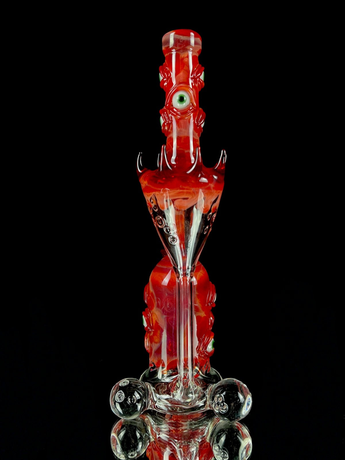 Tequila sunrise argus recycler by Leviathan Glass
