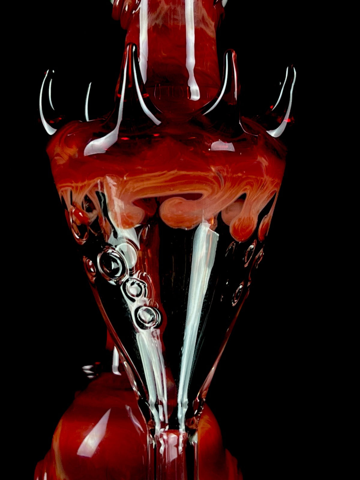 Tequila sunrise argus recycler by Leviathan Glass