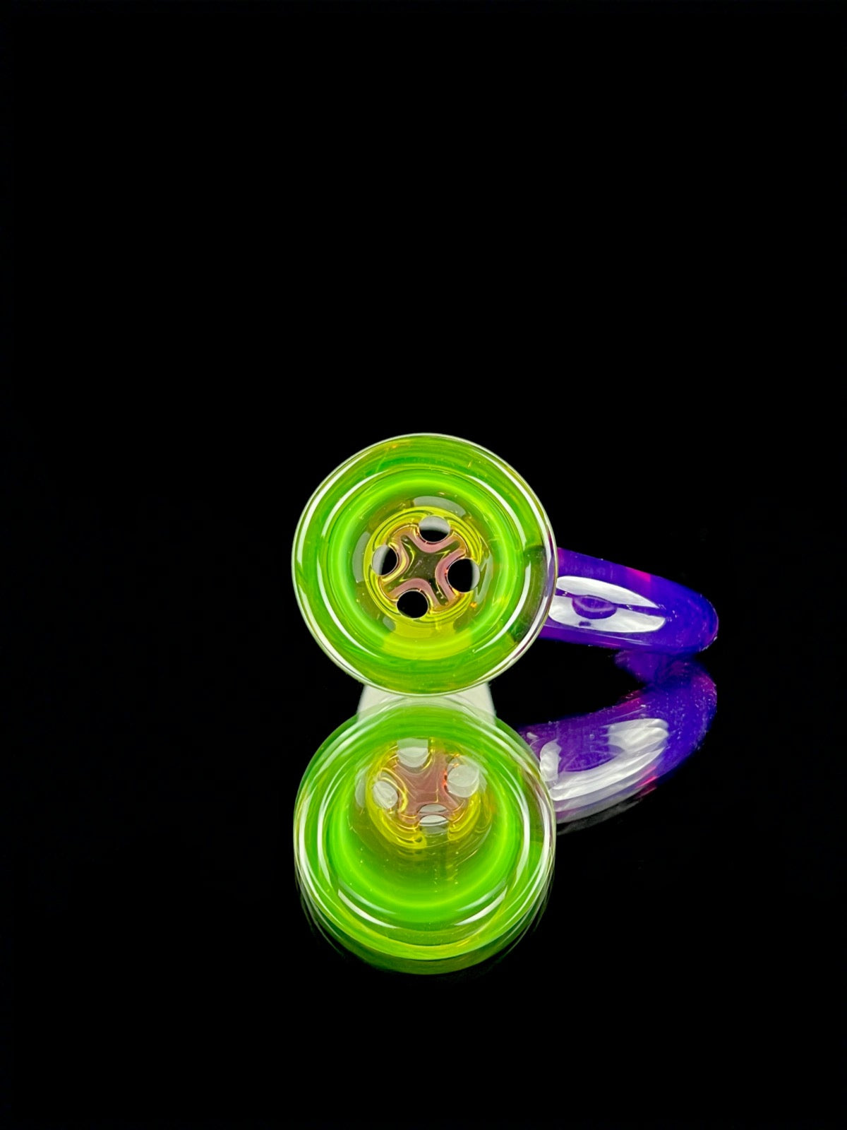Welch "Green Opal" with "Royal Jelly" Full-Accent 18mm Slide