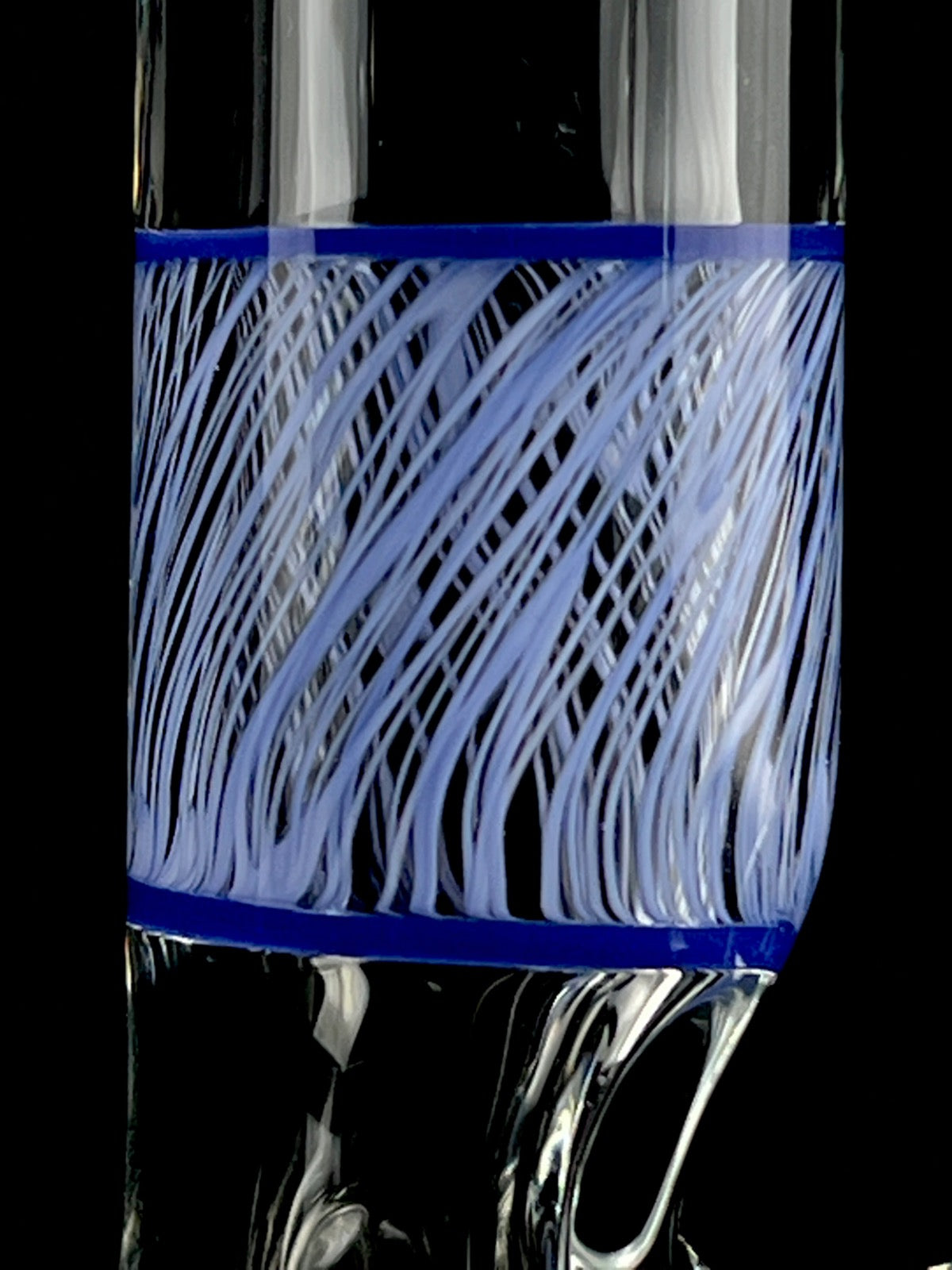 Snoopy Glass "Hyacinth Purple" Scribble Accent Tube