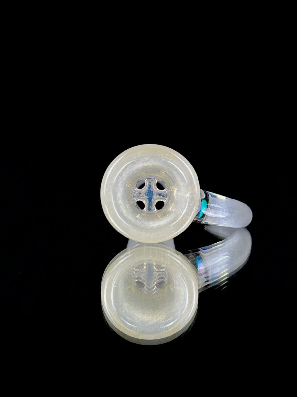 Welch Fume over "White Satin" Full-Accent 18mm Slide