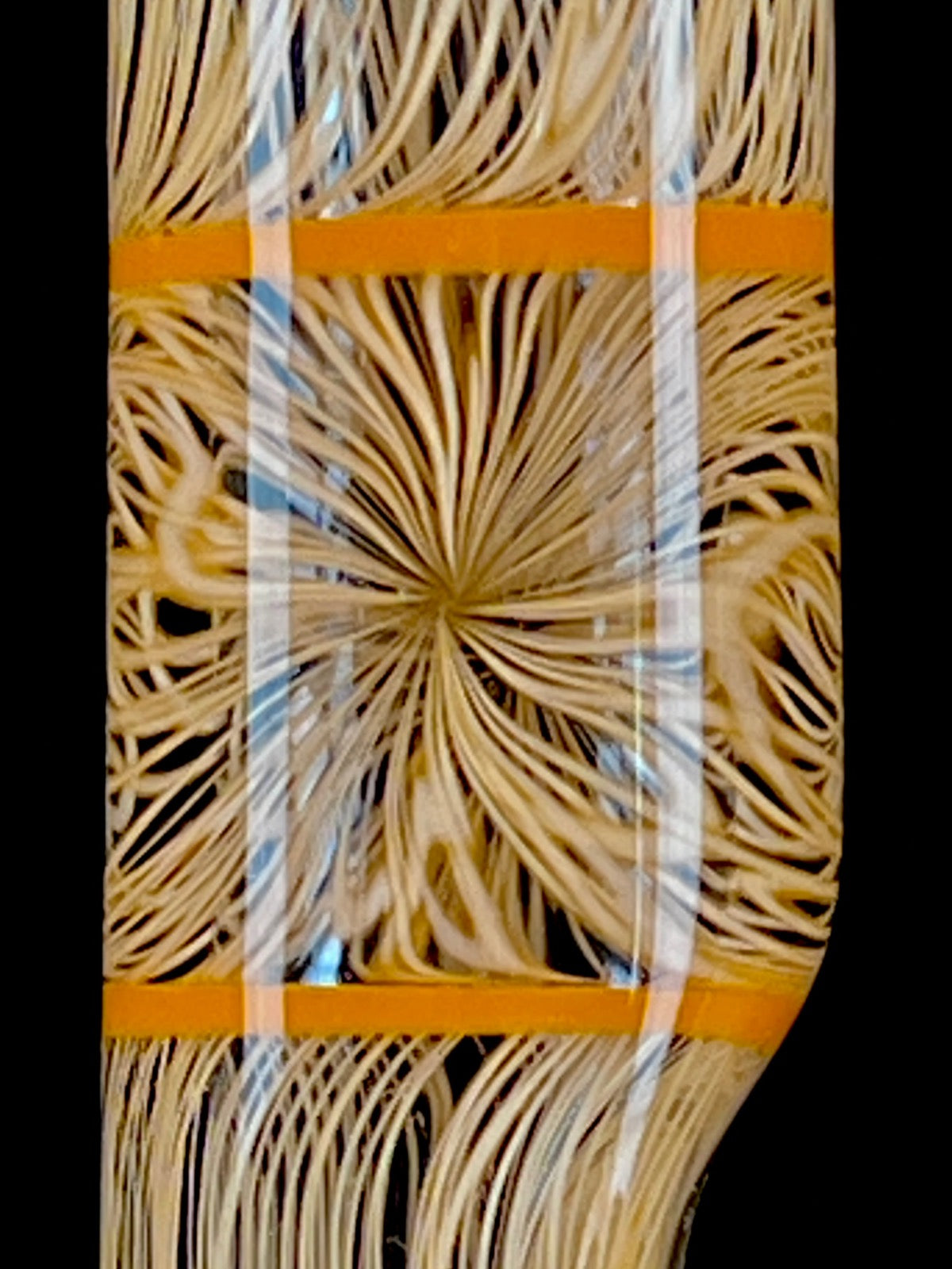 Snoopy Glass "Lava Orange" Scribble Tube