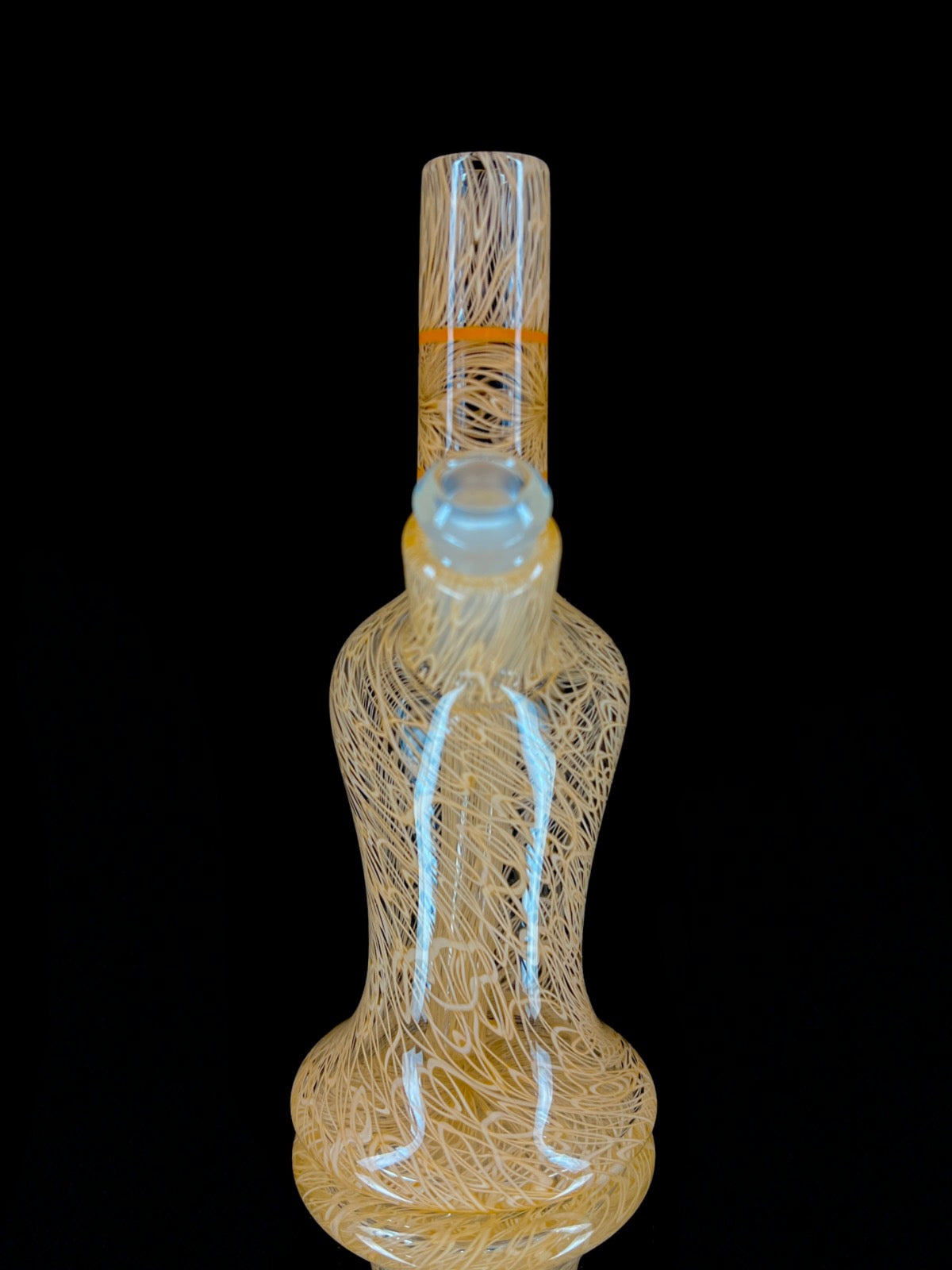 Snoopy Glass "Lava Orange" Scribble Tube