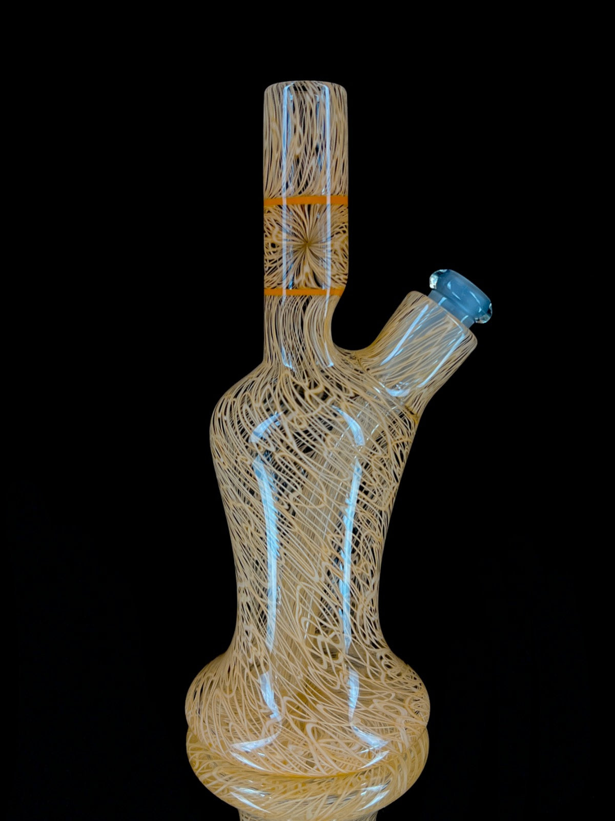 Snoopy Glass "Lava Orange" Scribble Tube