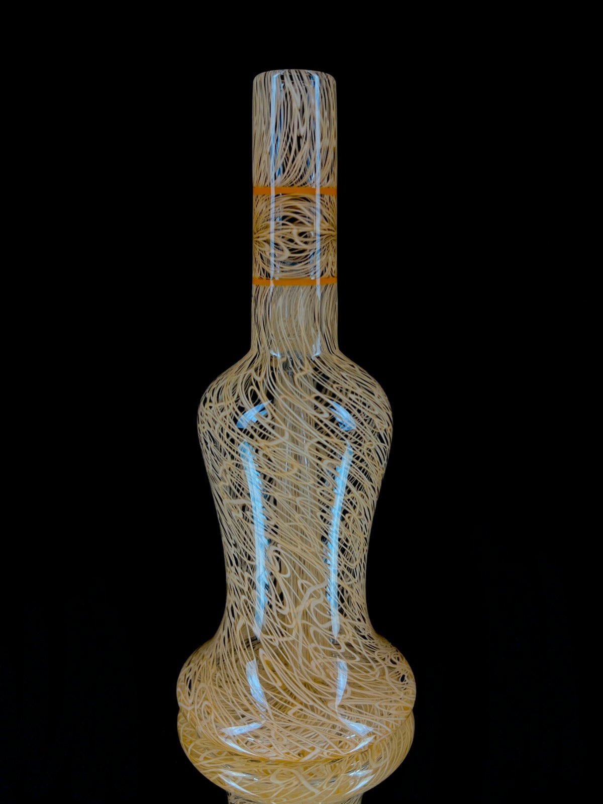 Snoopy Glass "Lava Orange" Scribble Tube