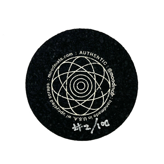 LE:100 Key Glass Gallery 5” Round Moodmat