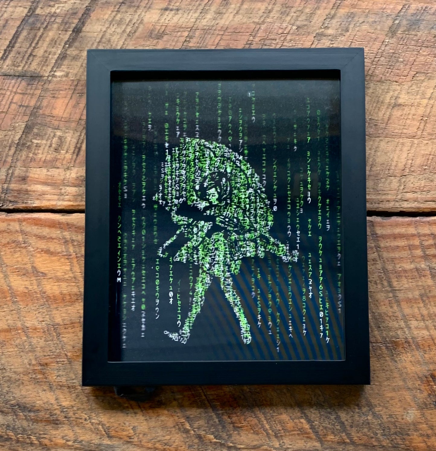 Slinger Apparel x Pyroscopic "Matrix Assault Girl" (Green) Lenticular Print