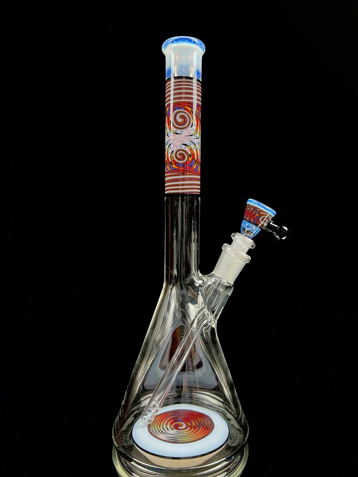 Ghost mini beaker by Mercurius Glass