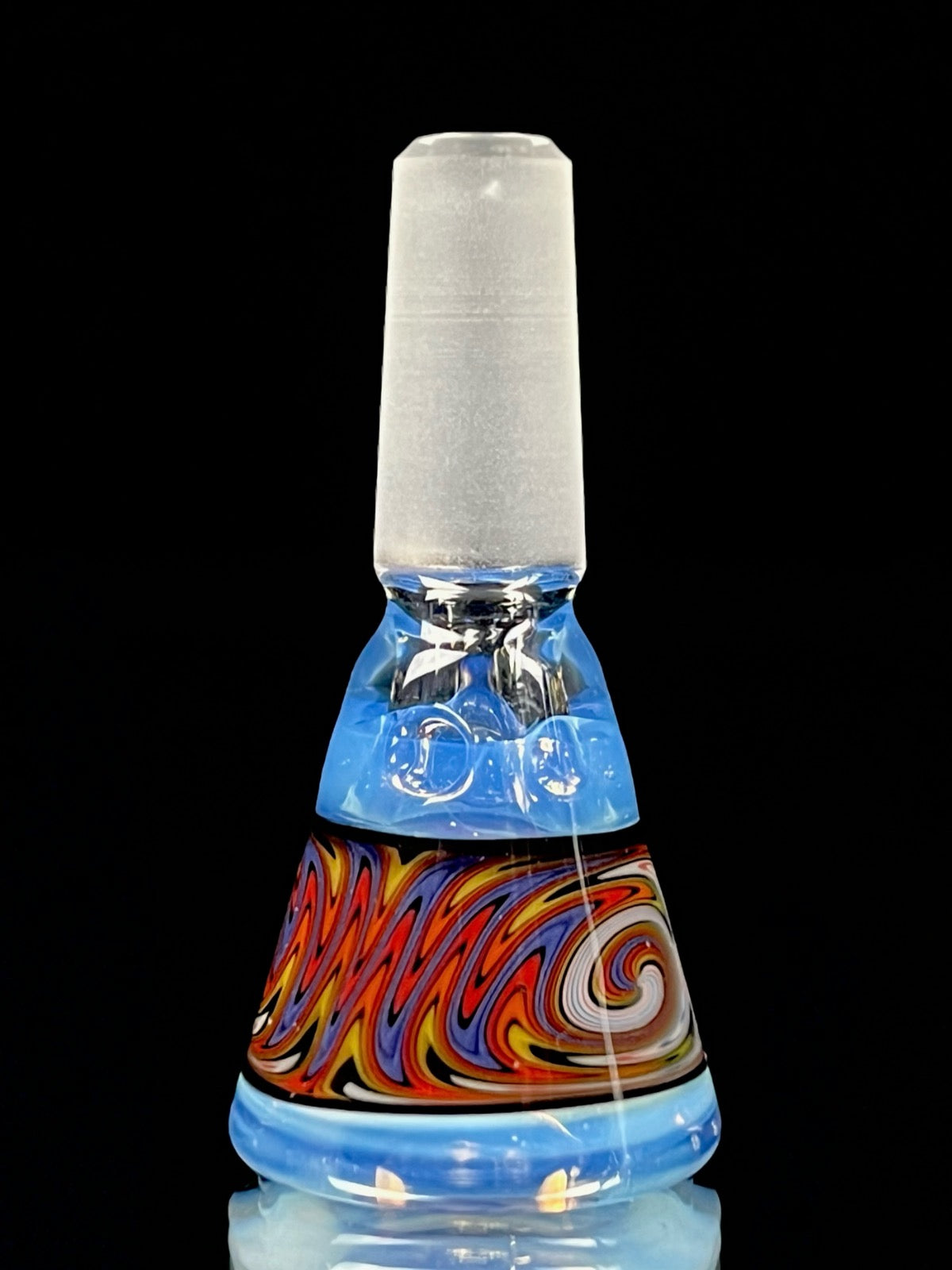 Ghost mini beaker by Mercurius Glass