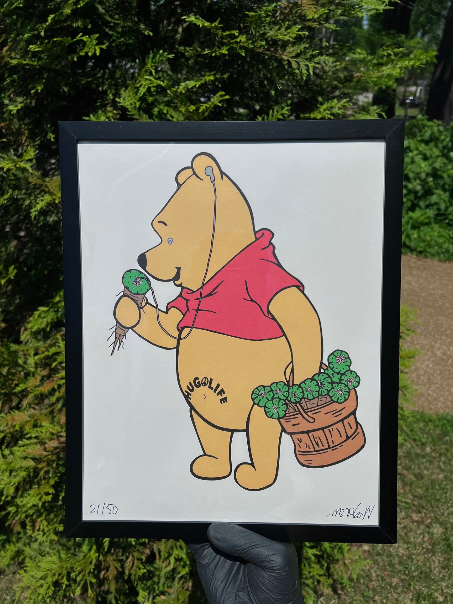 Wookerson Studios “Poohyote” Moodmat & Print Set
