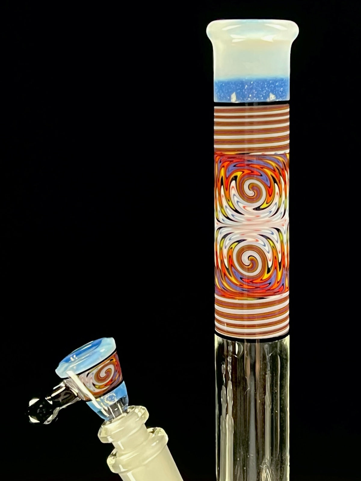 Ghost mini beaker by Mercurius Glass