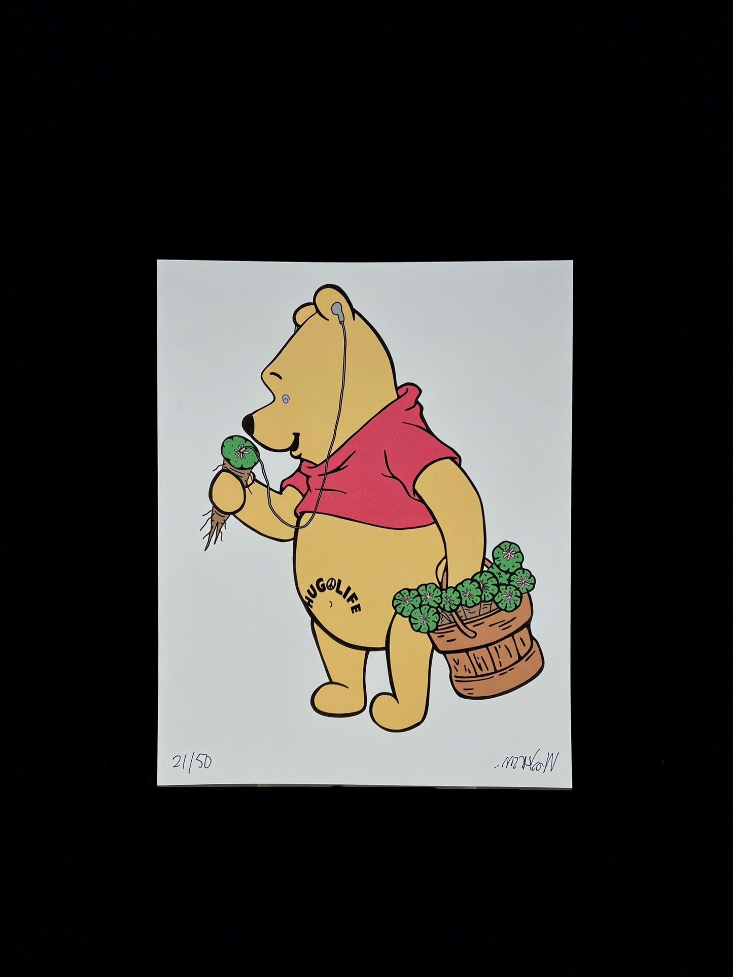 Wookerson Studios “Poohyote” Moodmat & Print Set