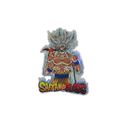 Saiyan Glass Sticker (Rainbow Foil)