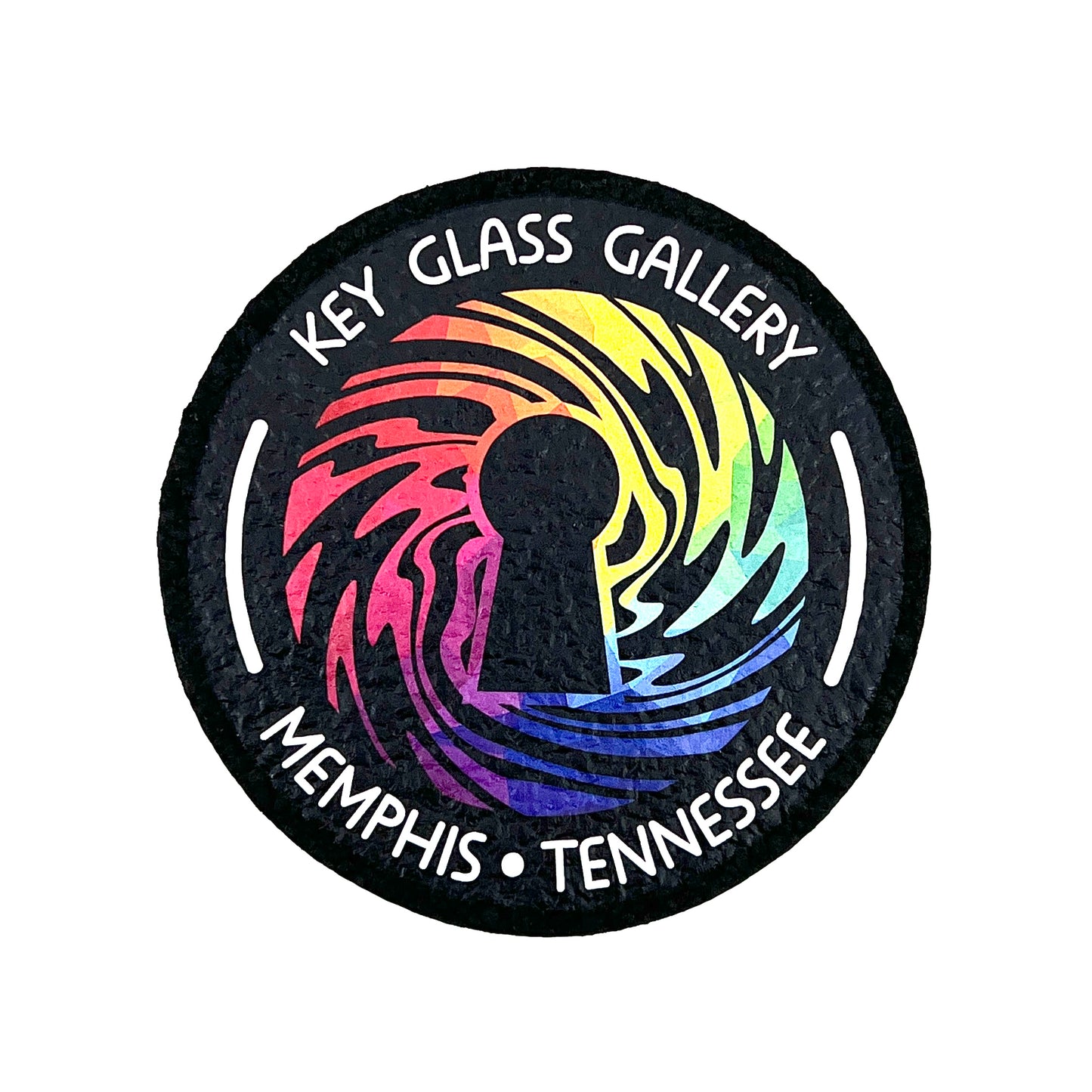 Key Glass Gallery 5” round Moodmat