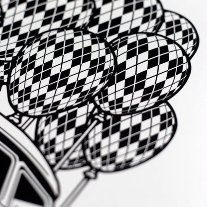 Parking Lot Collective “Slinger Flying Bus” Print