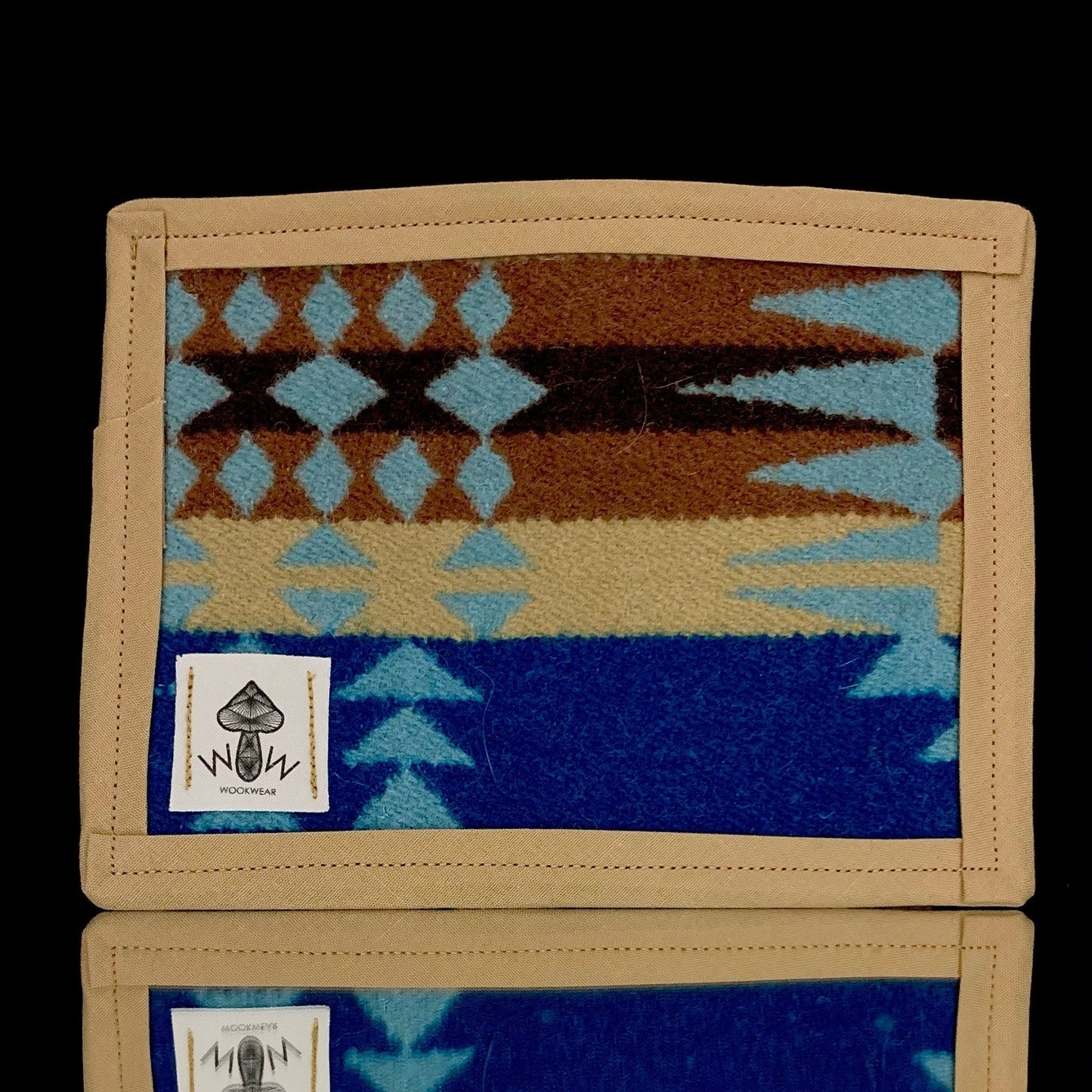 6.5” x 4.5” Pendleton mat by Wook Wear