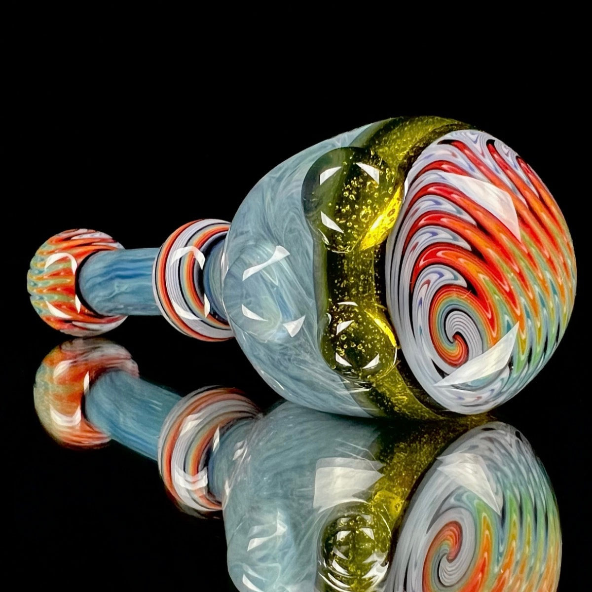 Blue moon spoon by Mercurius Glass