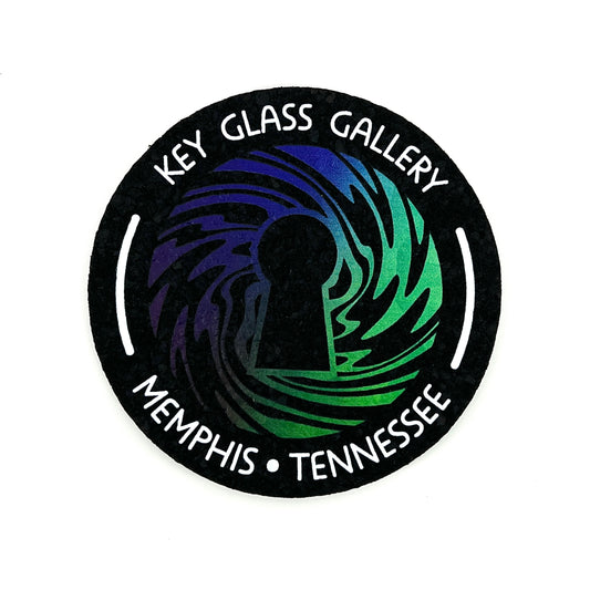 LE:100 Key Glass Gallery 5” round Moodmat